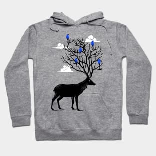 Deer horns tree Hoodie